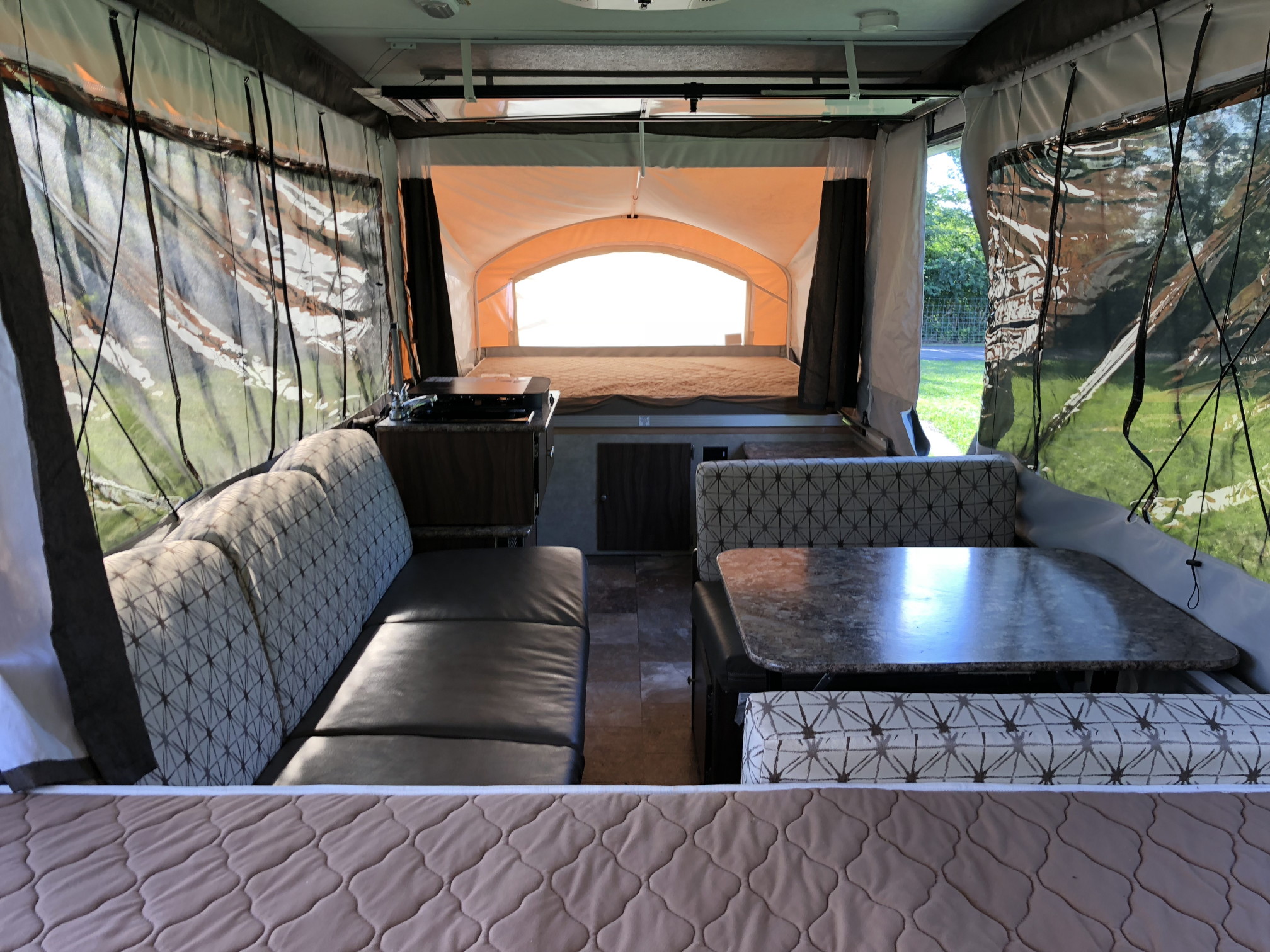 Large PopUp Camper Hoosierland Campground